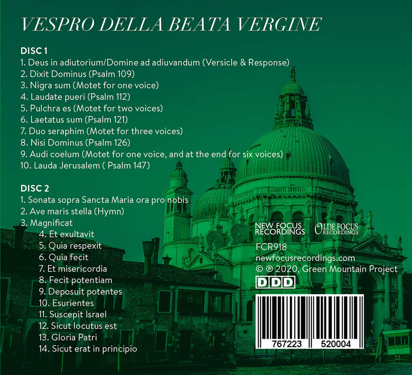 Vespro della Beata Vergine