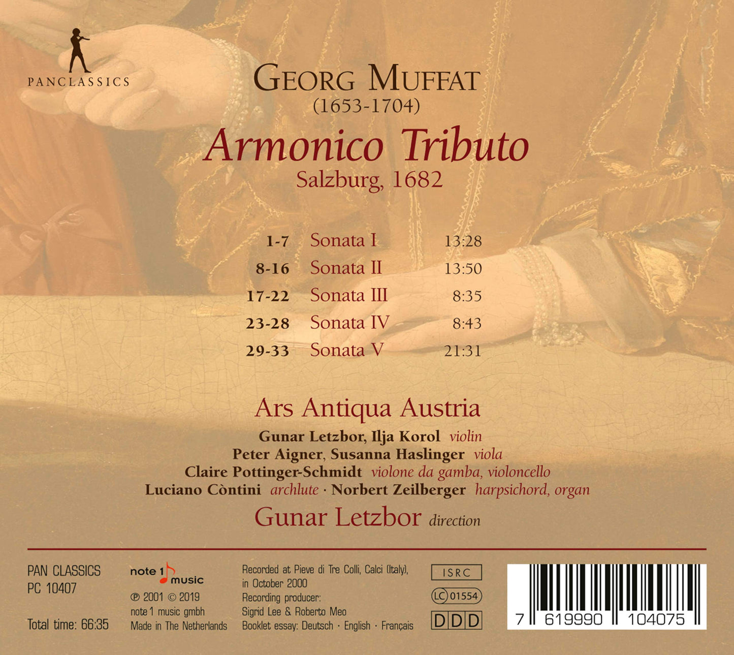 Muffat: Armonico Tributo