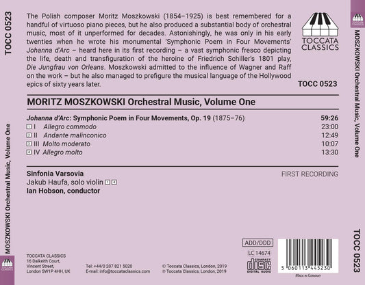 Moszkowski: Orchestral Music, Vol. 1 - Johanna d'Arc