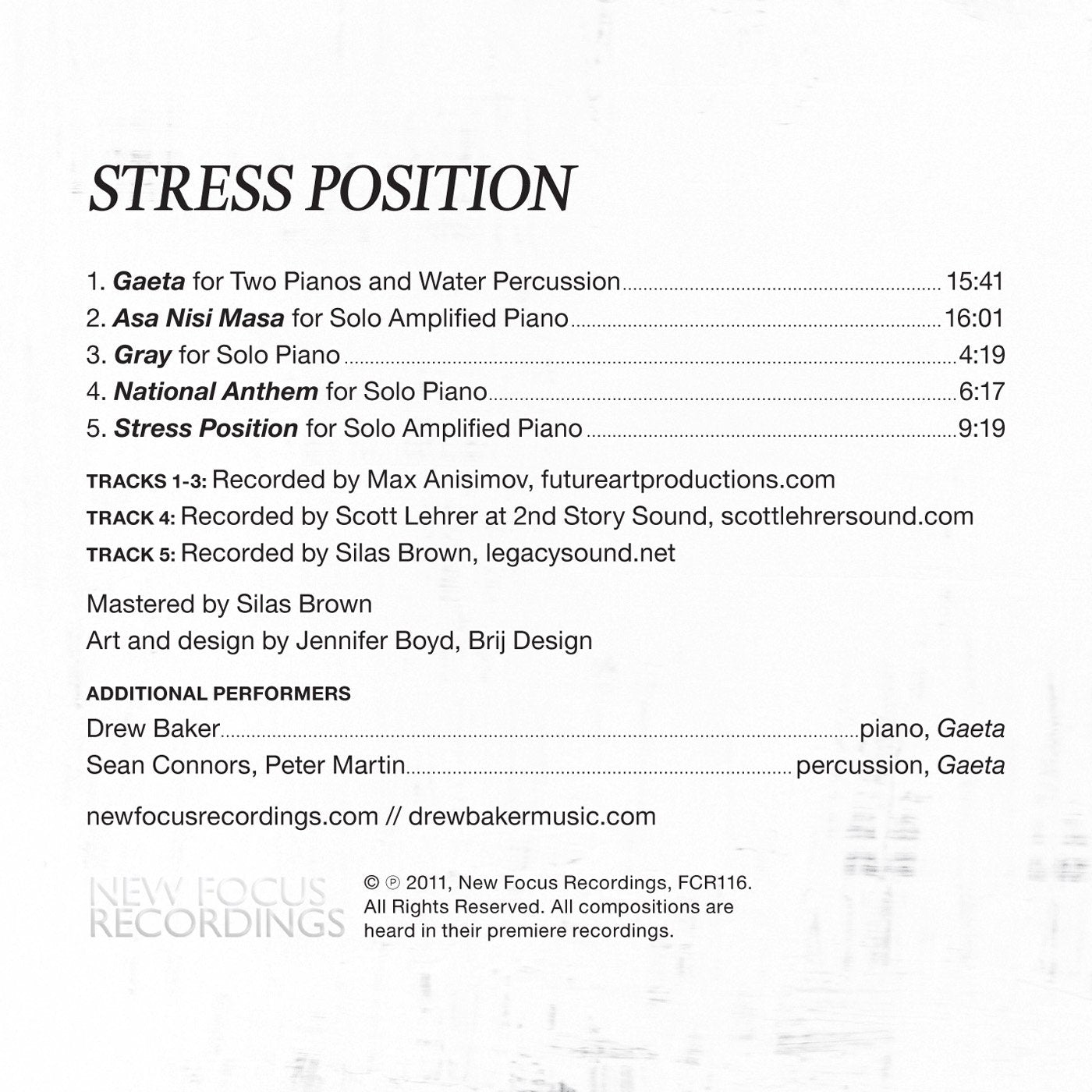 Baker: Stress Position