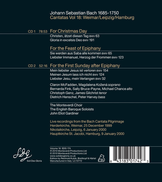 Bach: Cantatas, Vol. 18