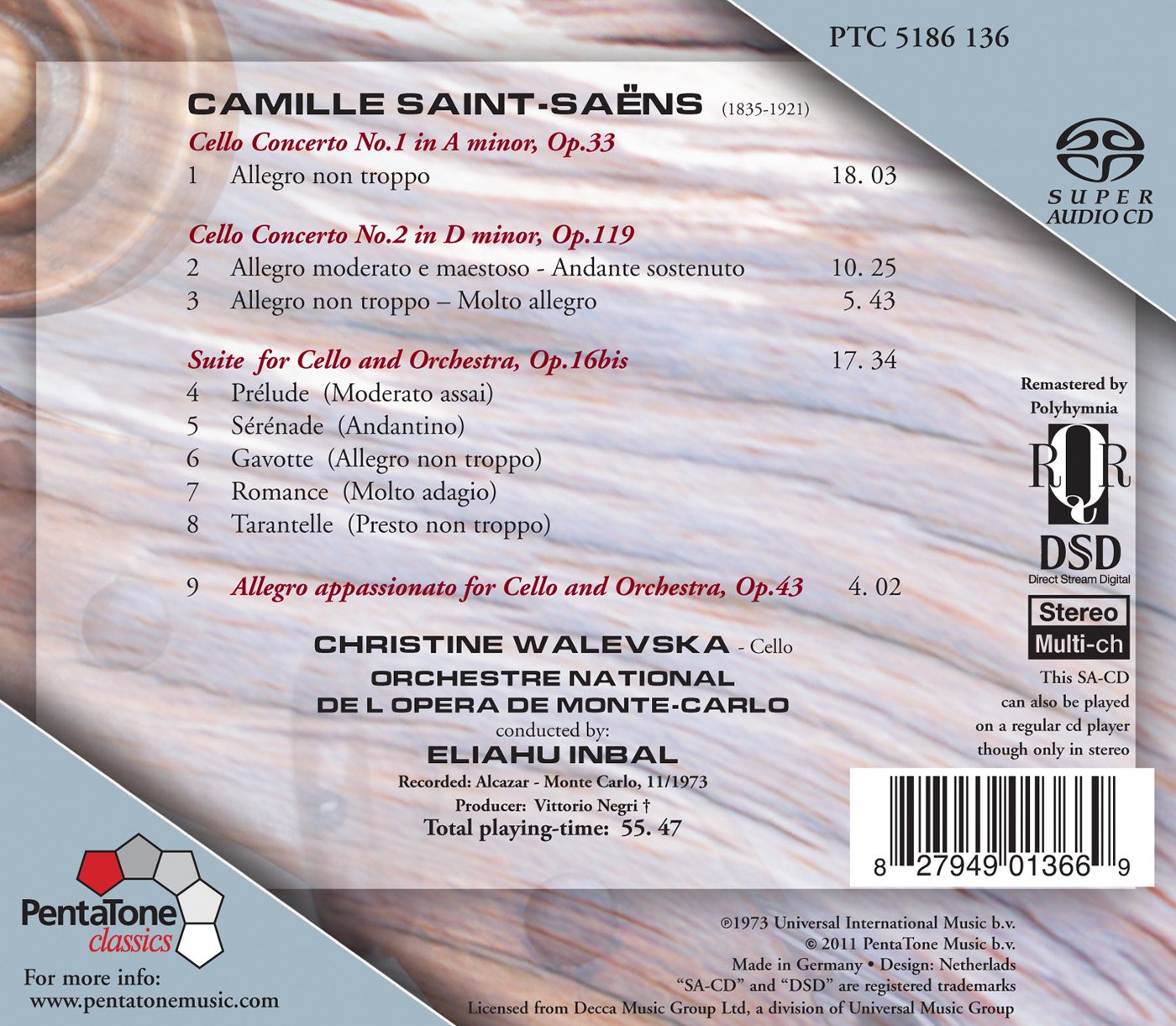 CELLO CONCERTOS NOS 1 AND 2