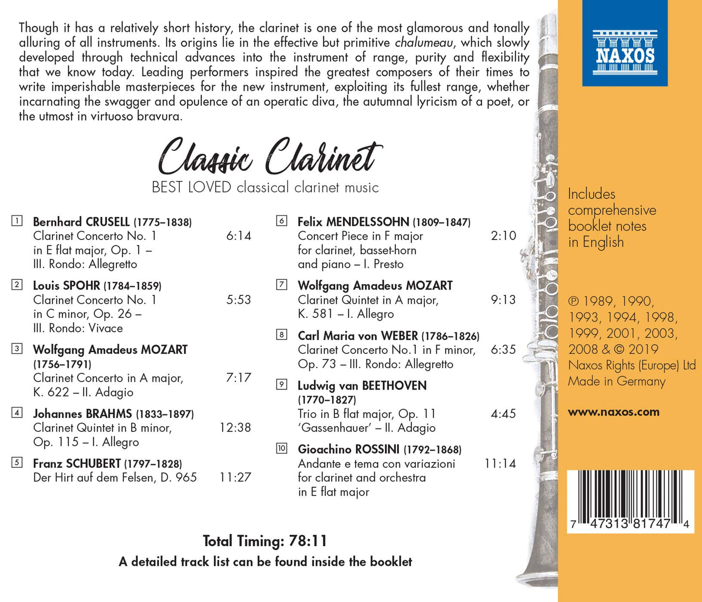 CLASSIC CLARINET