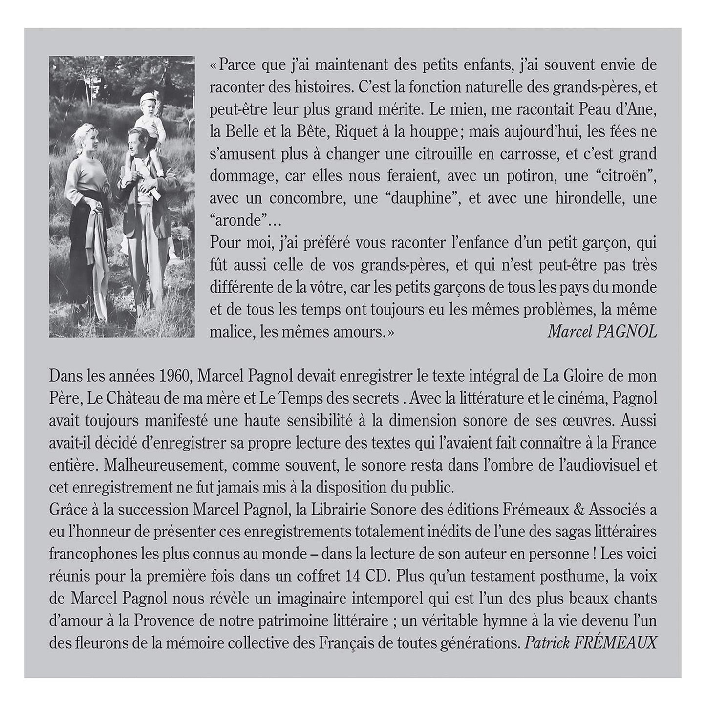 LECTURE PAR MARCEL PAGNOL