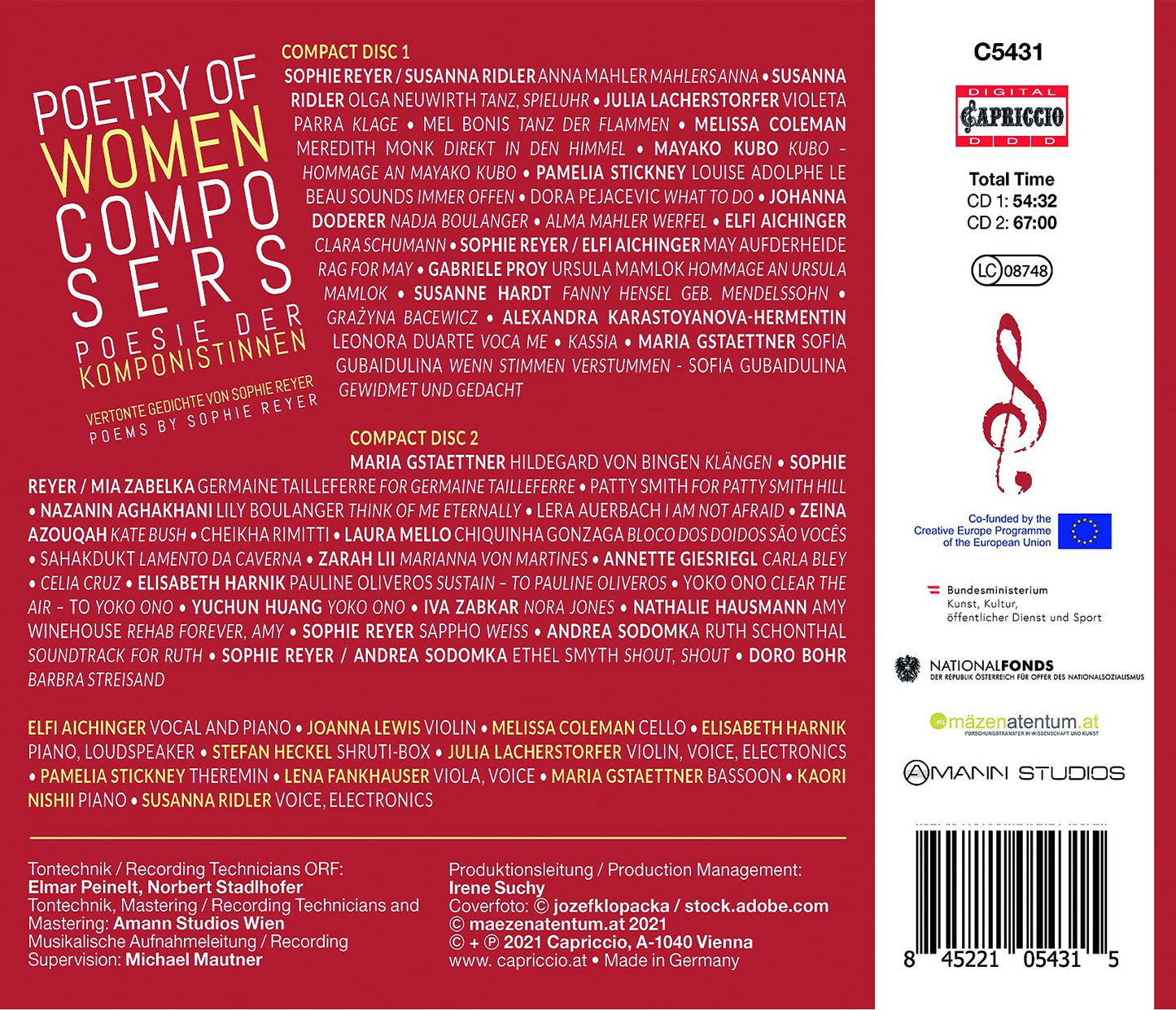 Poetry of Woman Composers