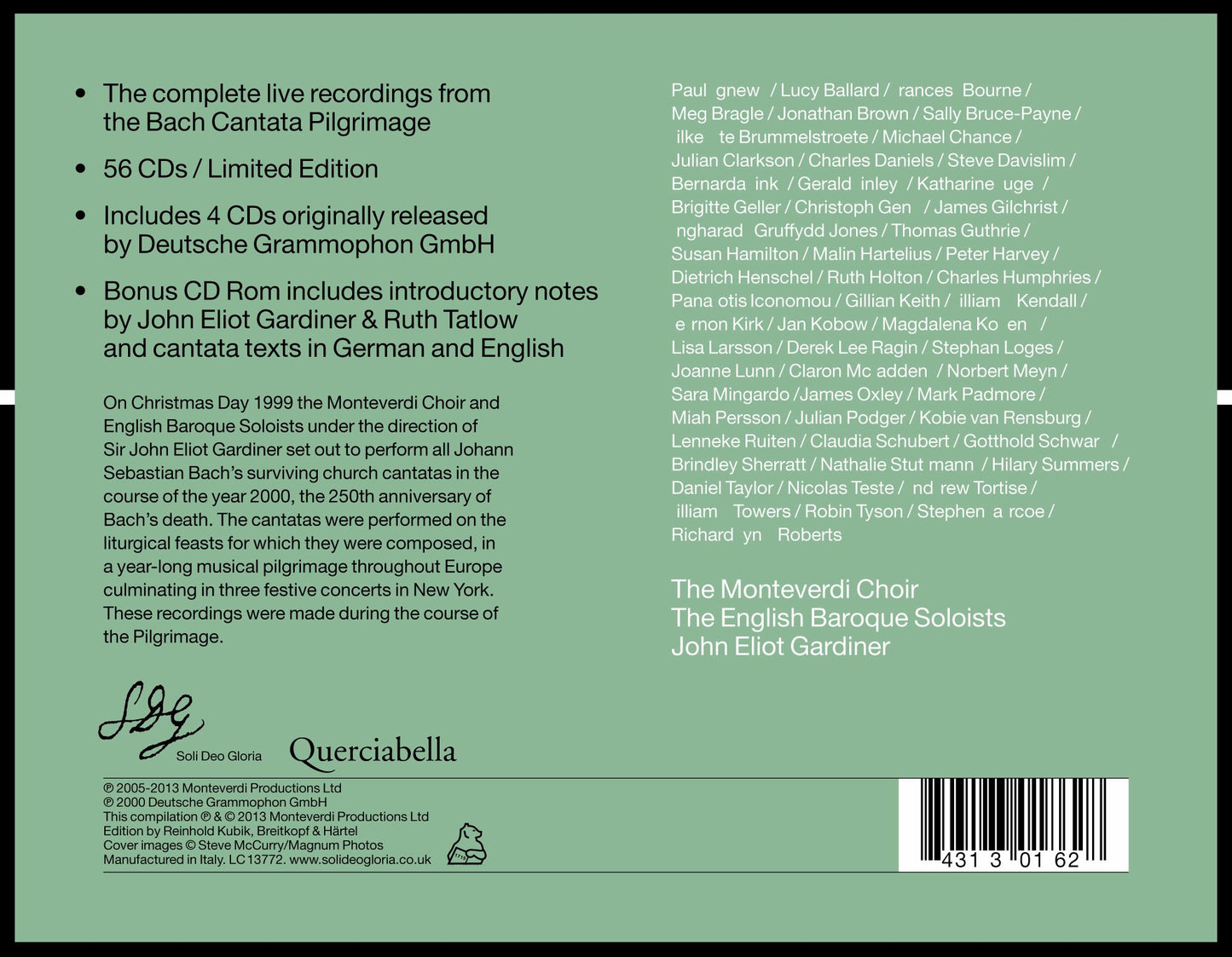 BACH CANTATAS BOX-SET
