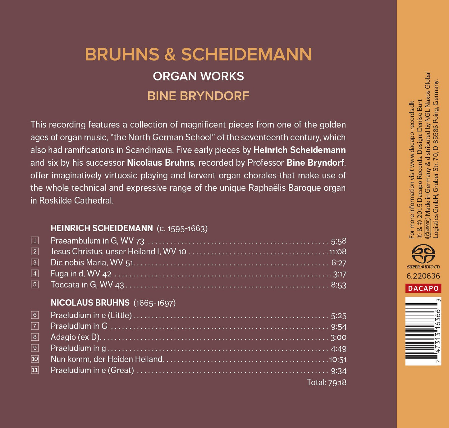 Bruhns & Scheidemann: Organ Works