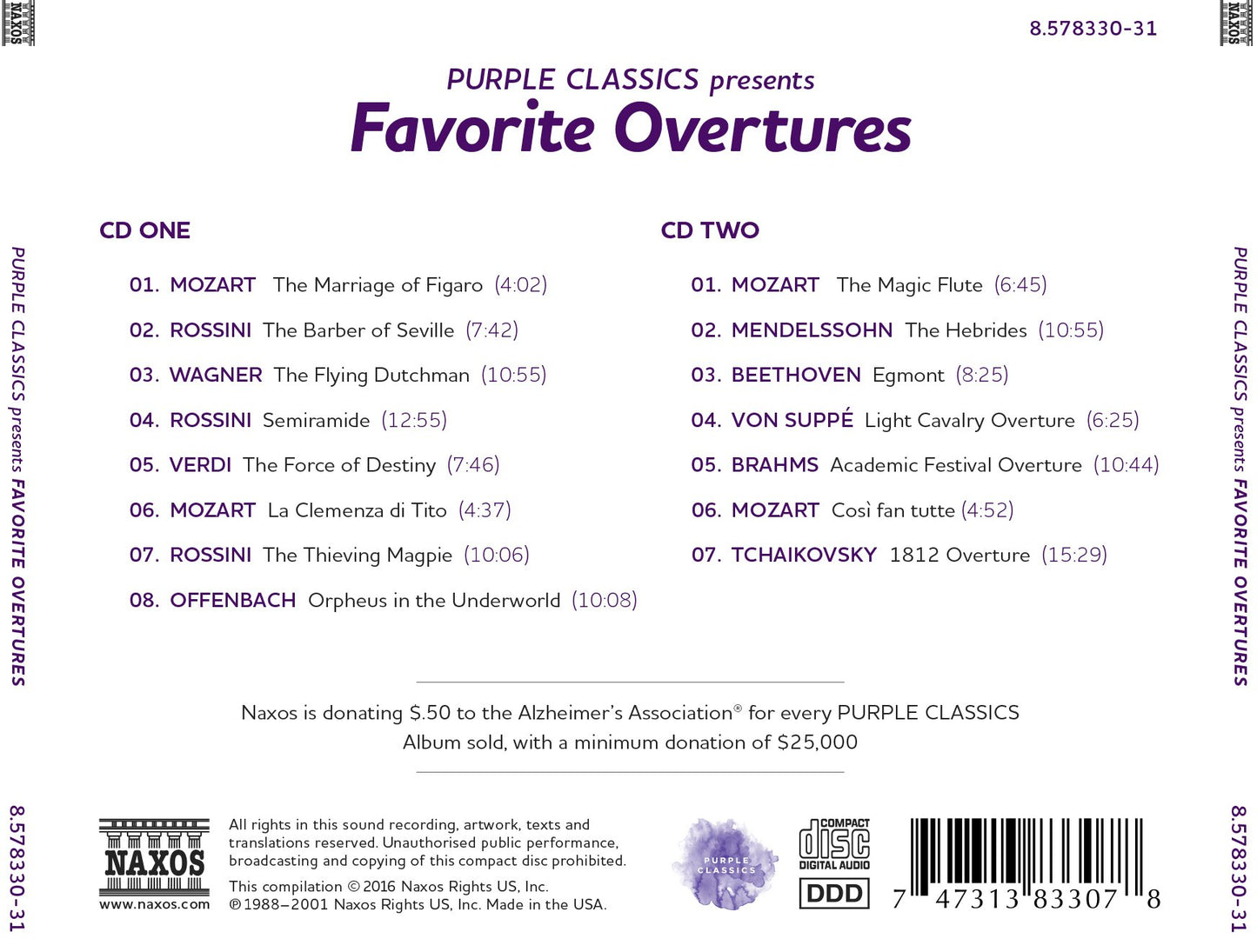 Purple Classics Presents: Favorite Overtures
