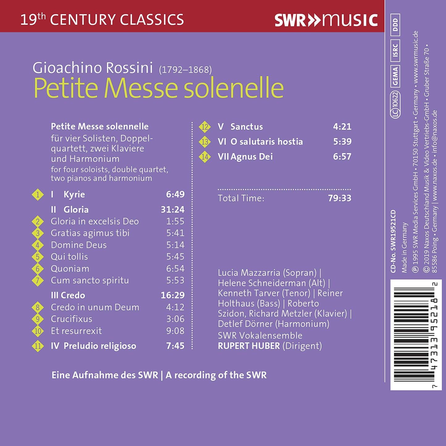 Rossini: Petite messe solennelle
