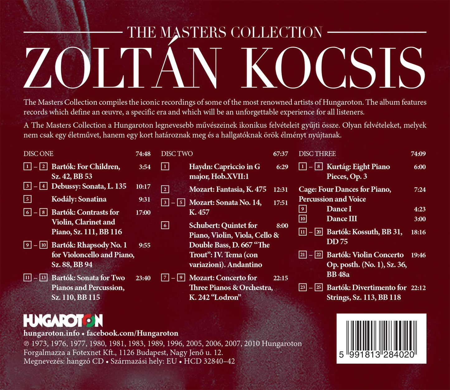 The Masters Collection: Zoltán Kocsis