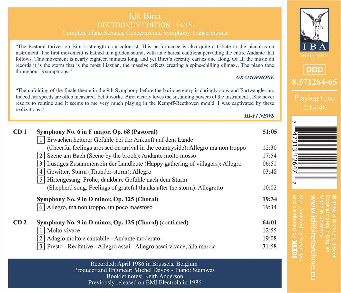 Beethoven, L. Van: Symphonies (Arr. F. Liszt for Piano), Vol