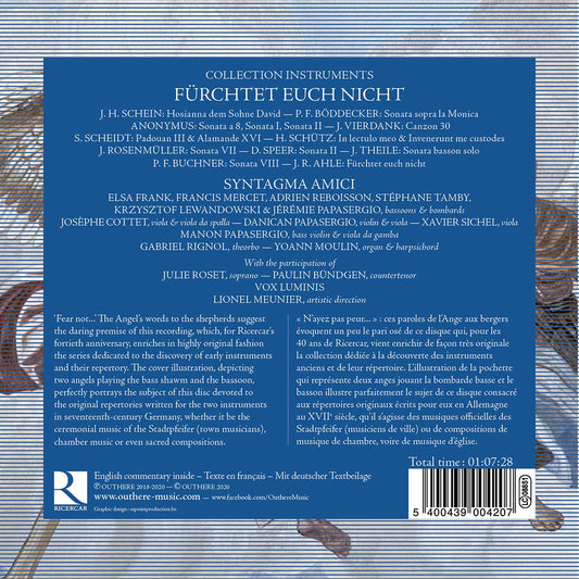 Fürchtet euch nicht: Bassoons & Bombards, Music from the Ger