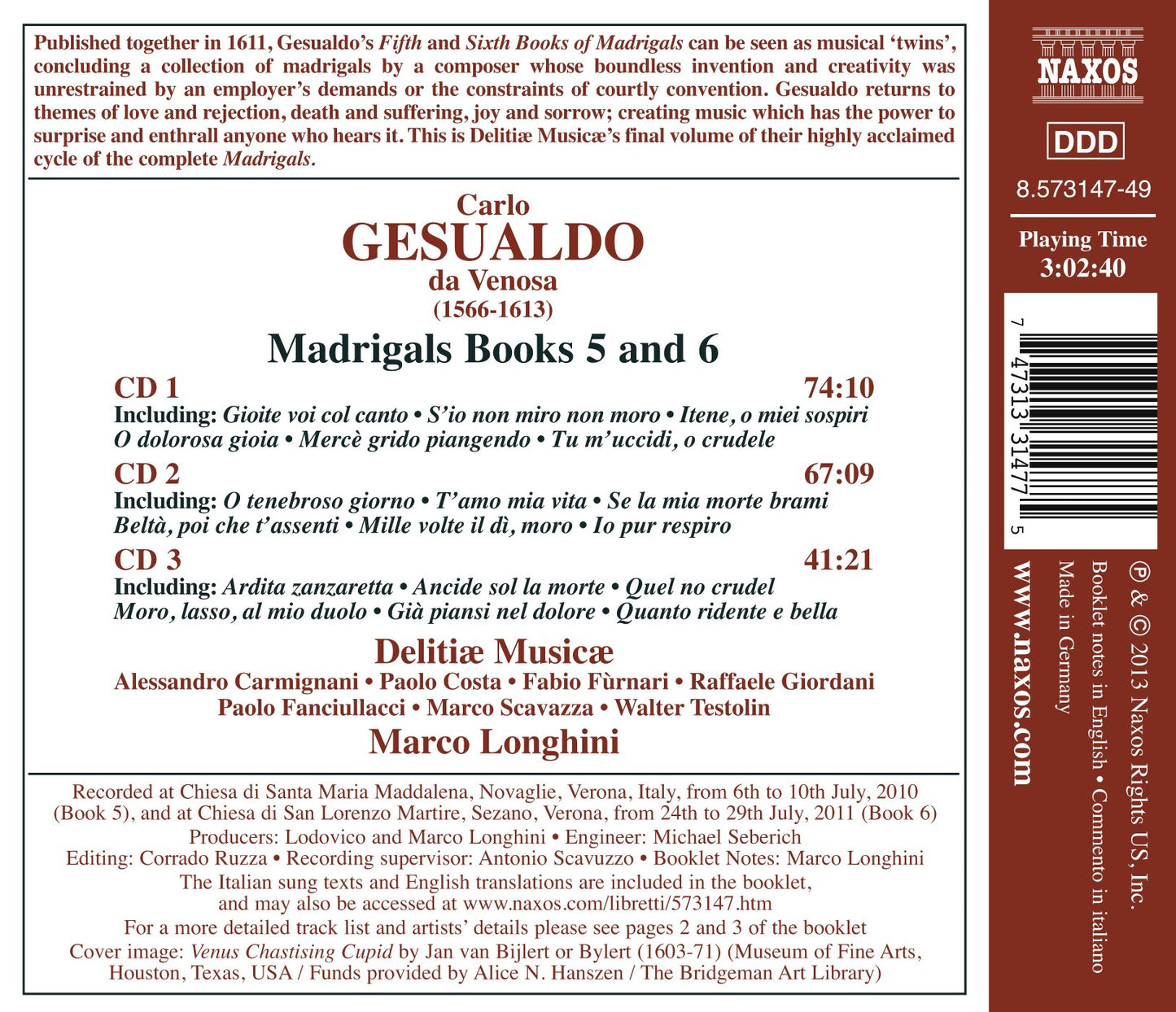 Gesualdo: Madrigals, Books 5 & 6