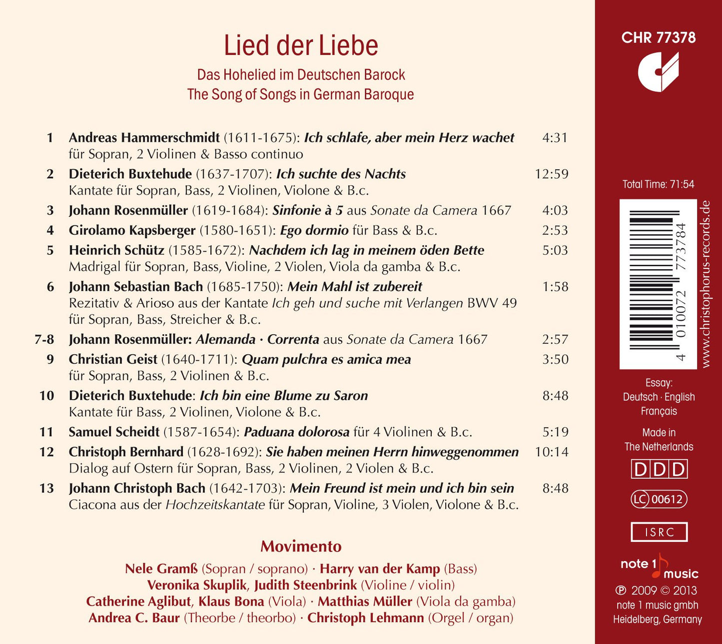 Lied der Liebe