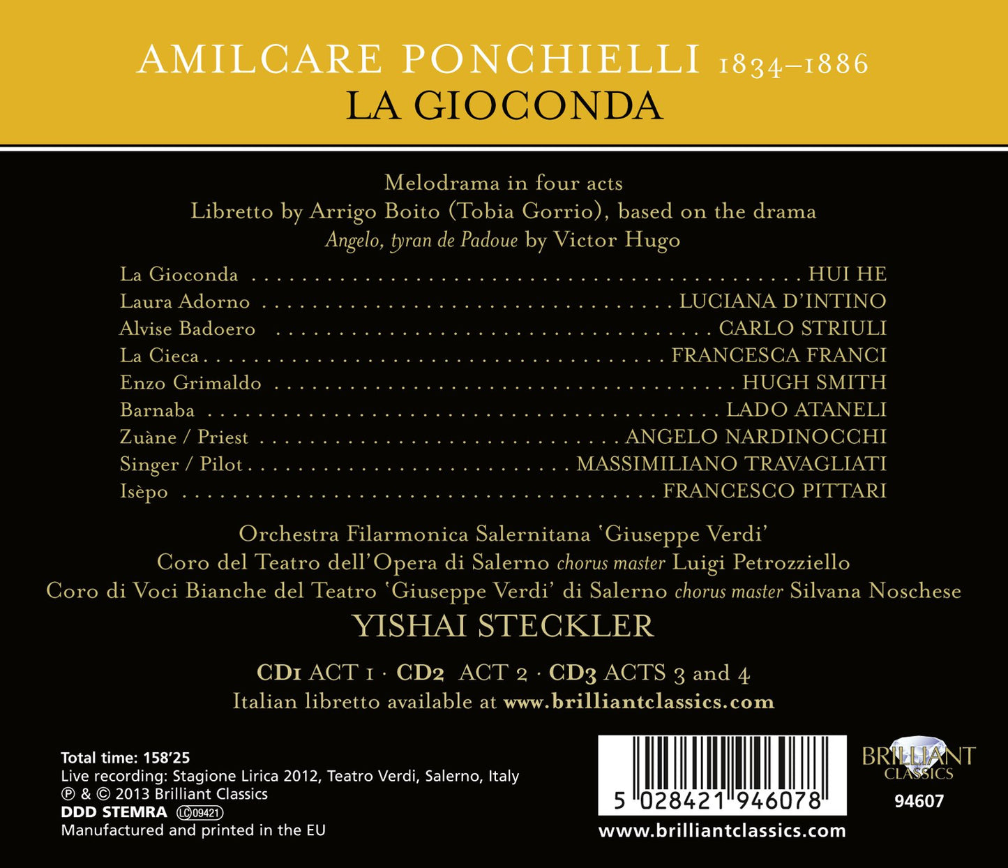 Ponchielli: La Gioconda
