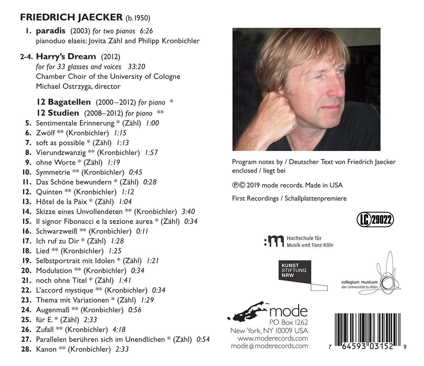 Friedrich Jaecker: paradis
