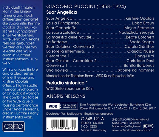 Puccini: Suor Angelica, SC 87