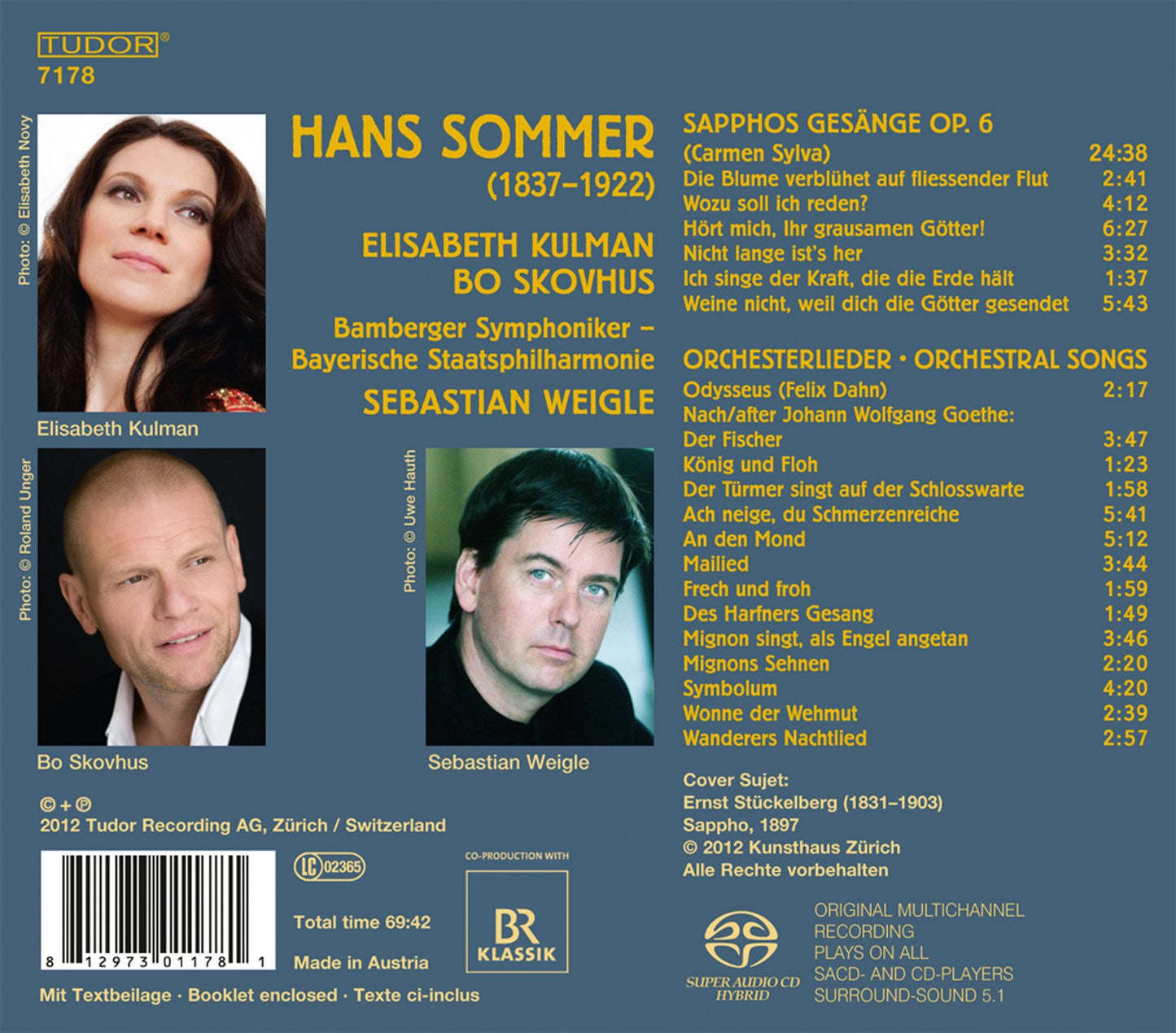 Sommer: Orchestral Songs