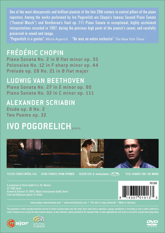 Ivo Pogorelich plays Beethoven, Chopin, Scriabin
