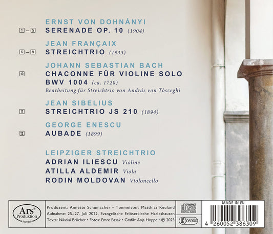 J.S. Bach, Dohnanyi, Enescu, Francaix & Sibelius: Passion