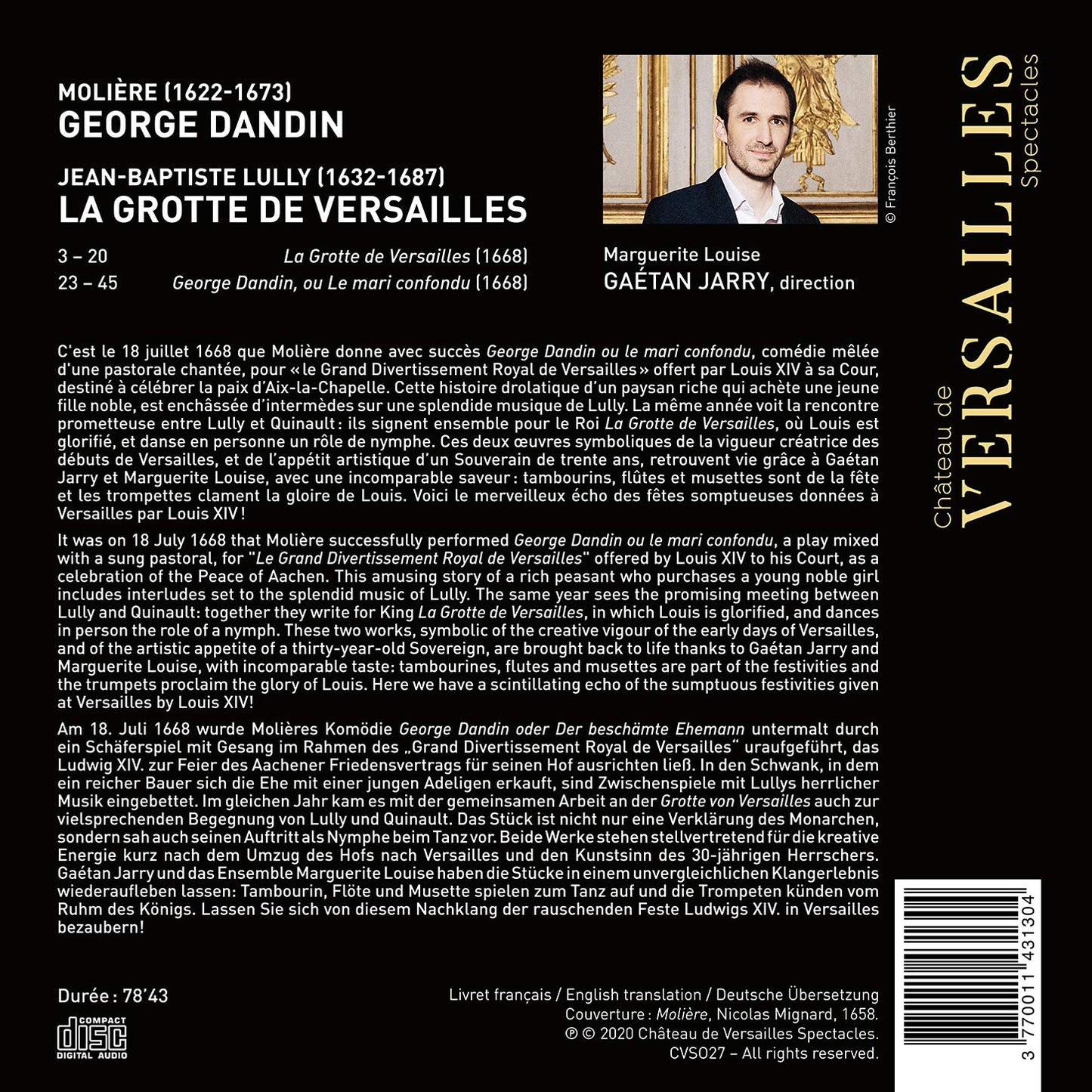 George Dandin: La grotte de Versailles