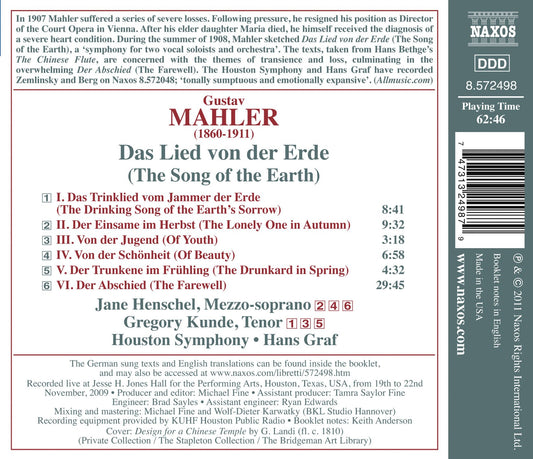 Mahler: Das Lied von der Erde