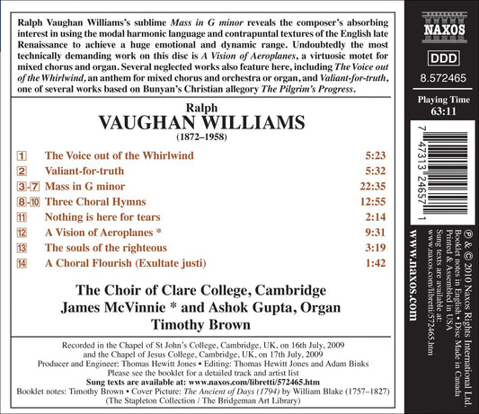 Vaughan Williams, R.: Sacred Choral Music