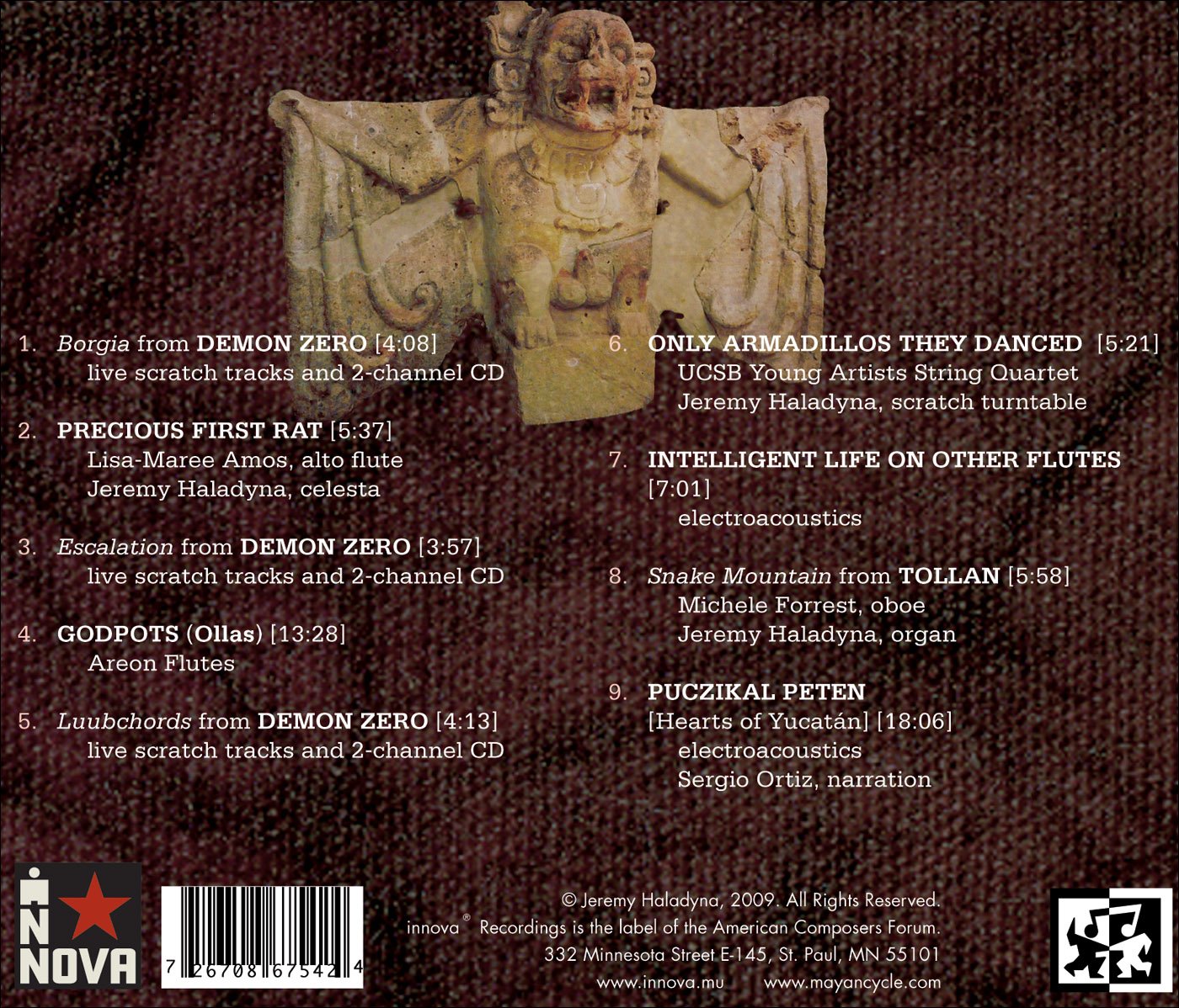 Haladyna: Selections from the Mayan Cycle
