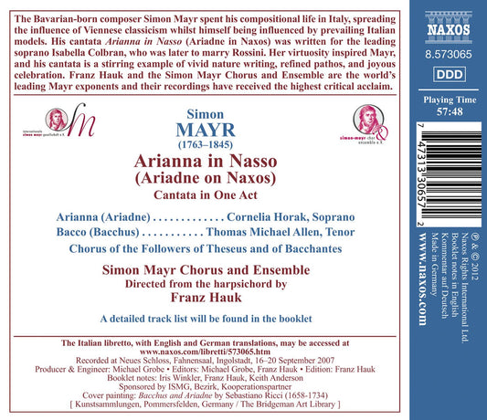 Mayr: Arianna a Nasso