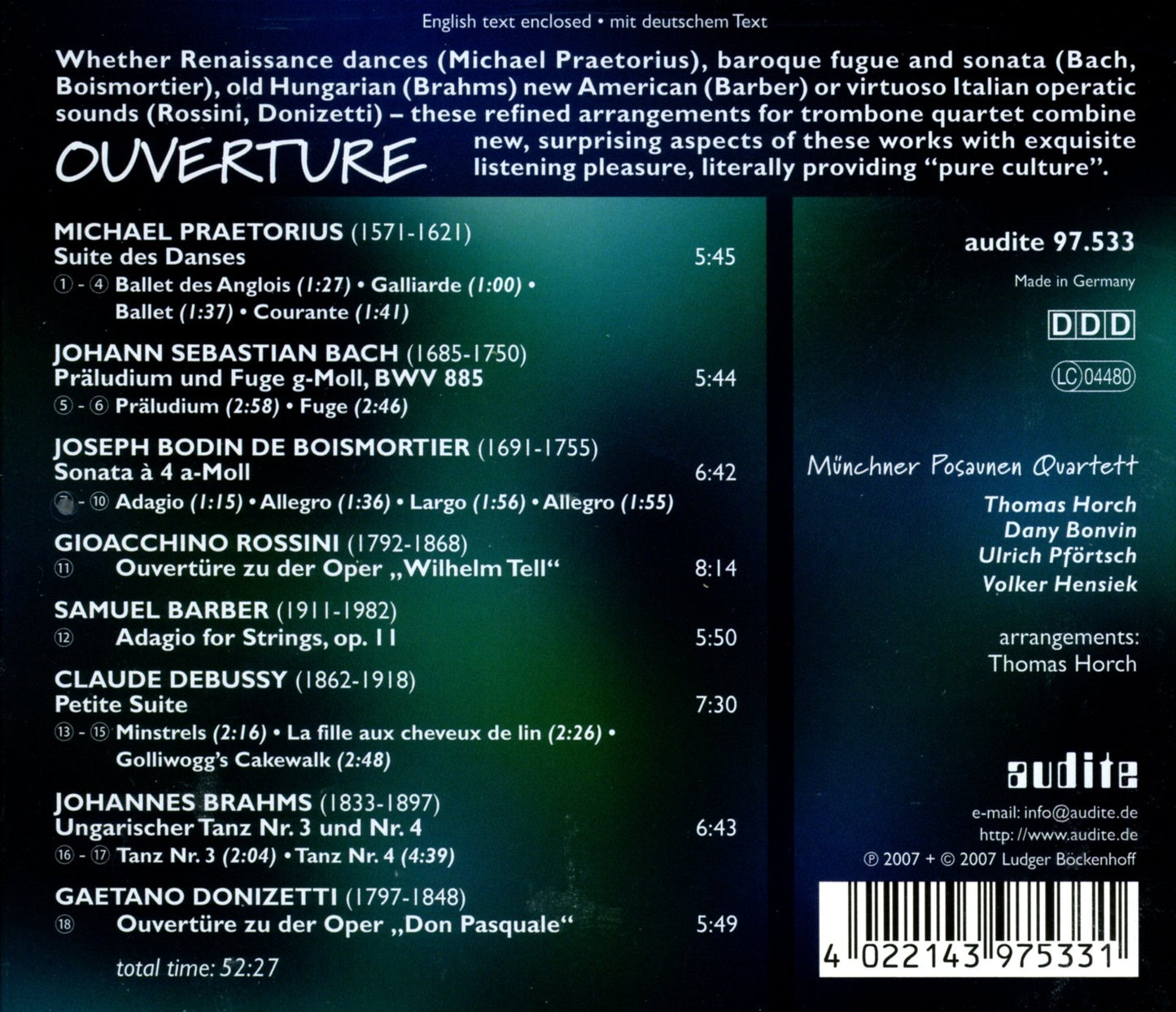 OUVERTURE: WORKS FOR TROMBONE