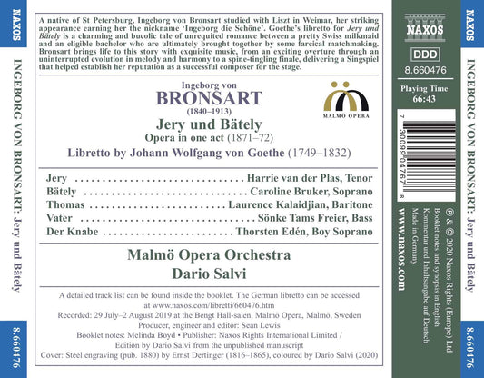 Bronsart: Jery und Bätely