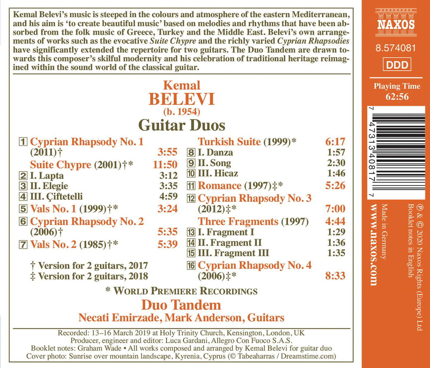Belevi: Guitar Duos