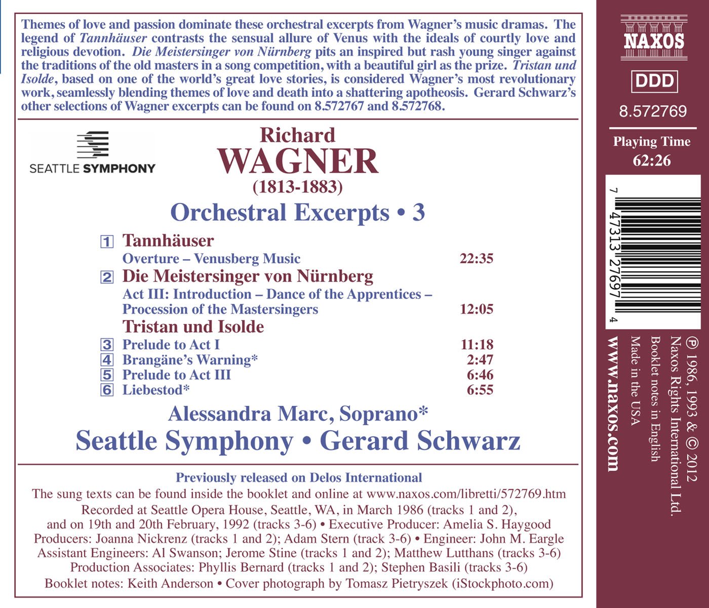 Wagner: Orchestral Excerpts, Vol. 3