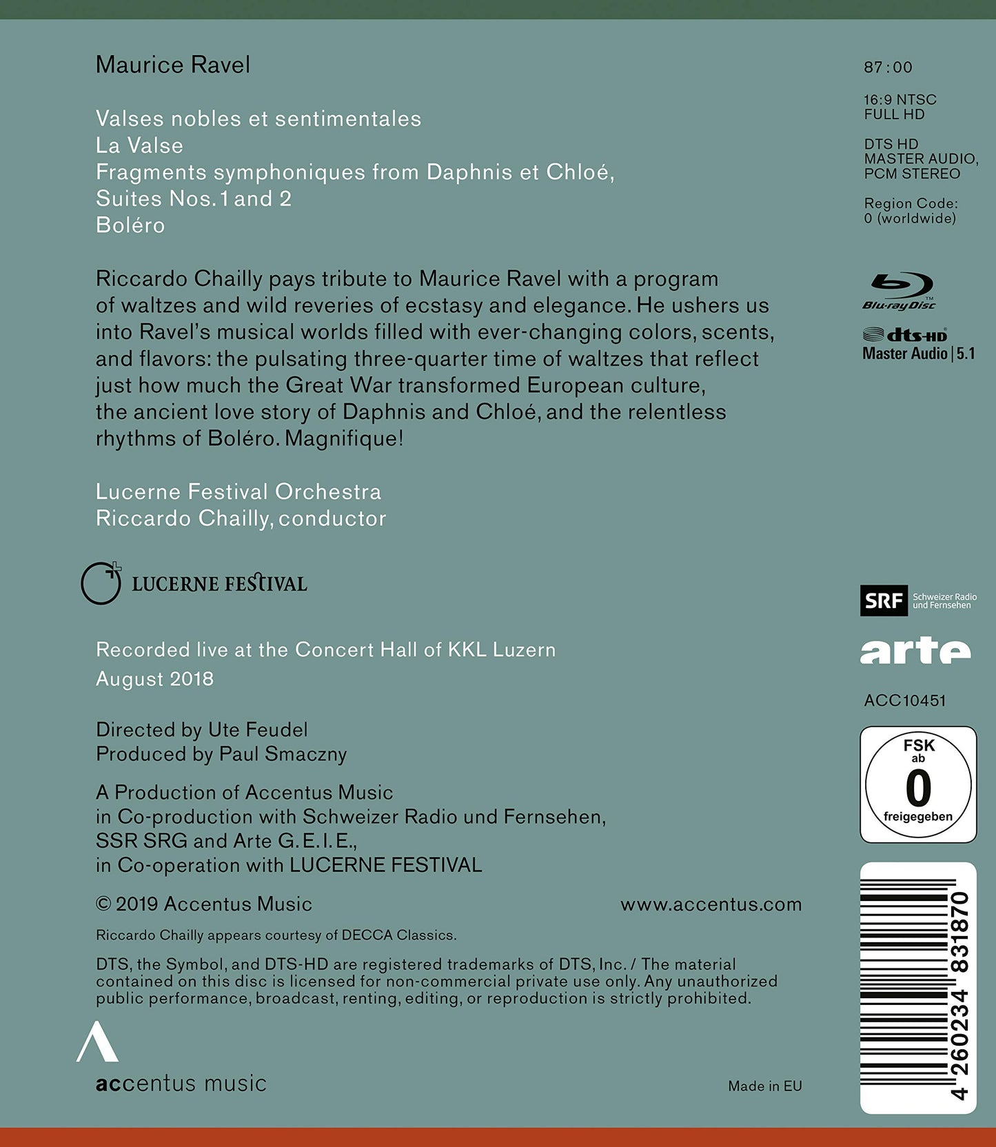 Ravel: Valses nobles et sentimentales - La valse - Daphnis e