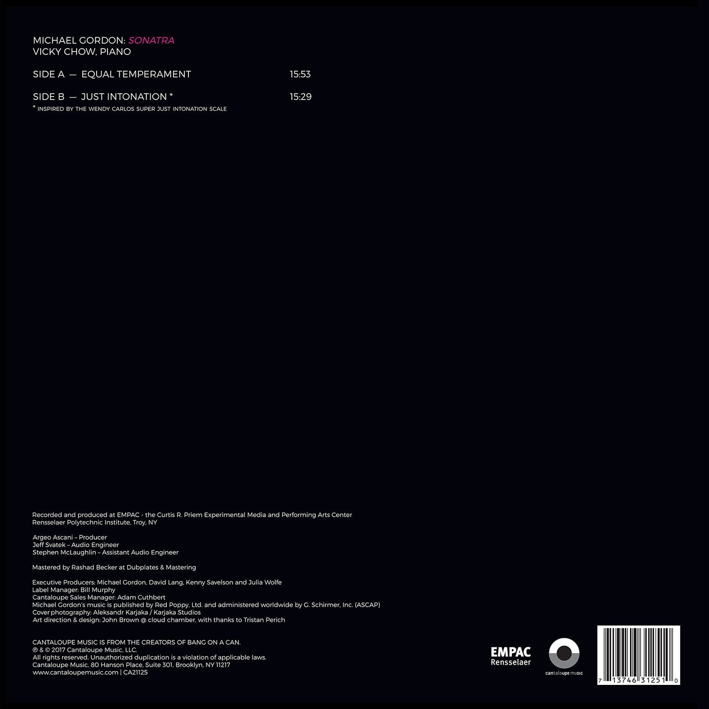 Michael Gordon: Sonatra