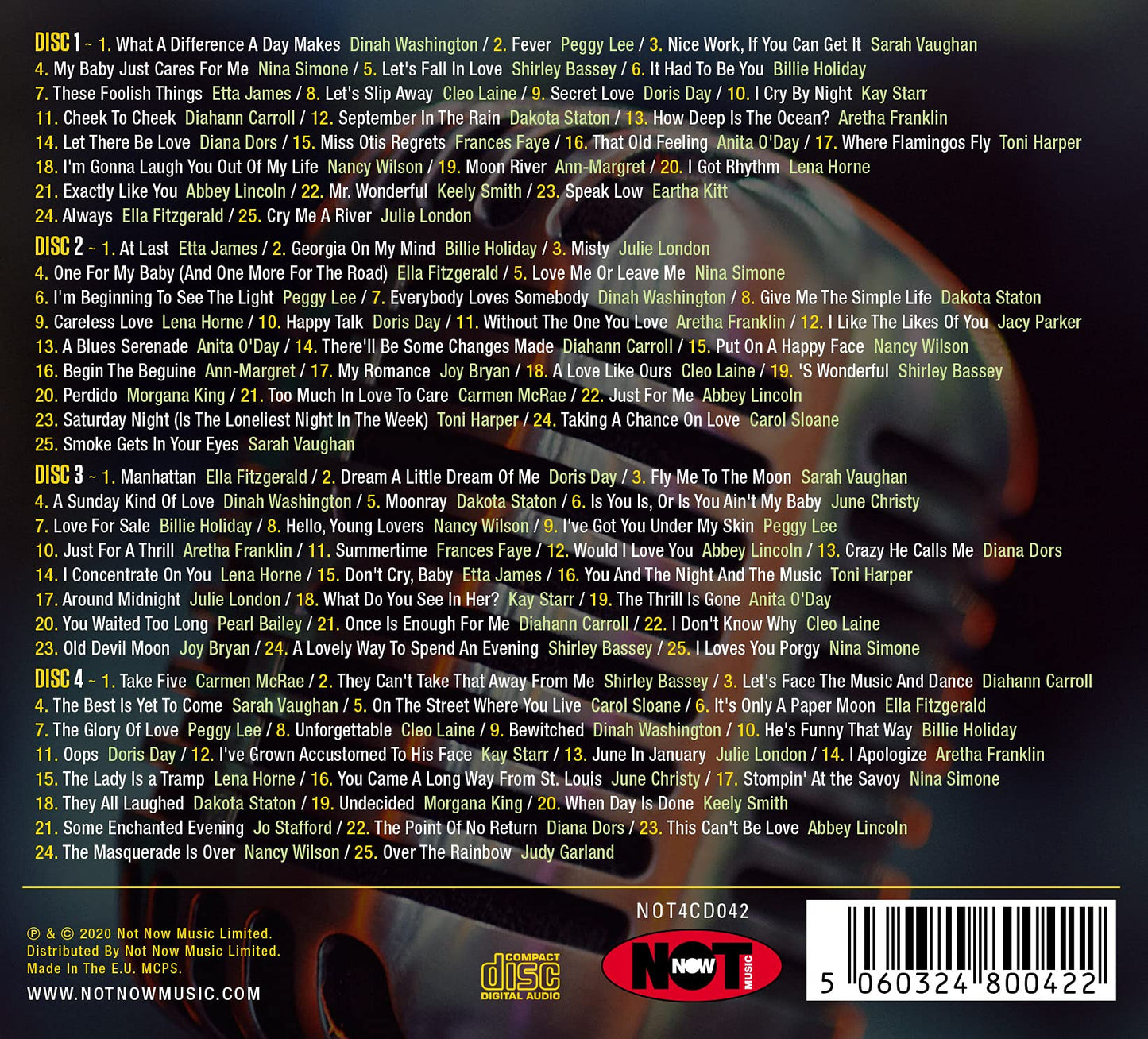 100 HITS OF THE GREAT SONGBIRD