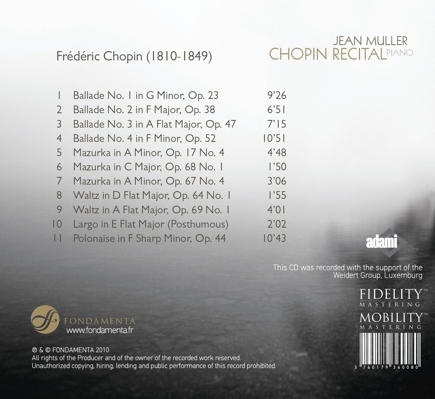 Muller: Chopin Recital
