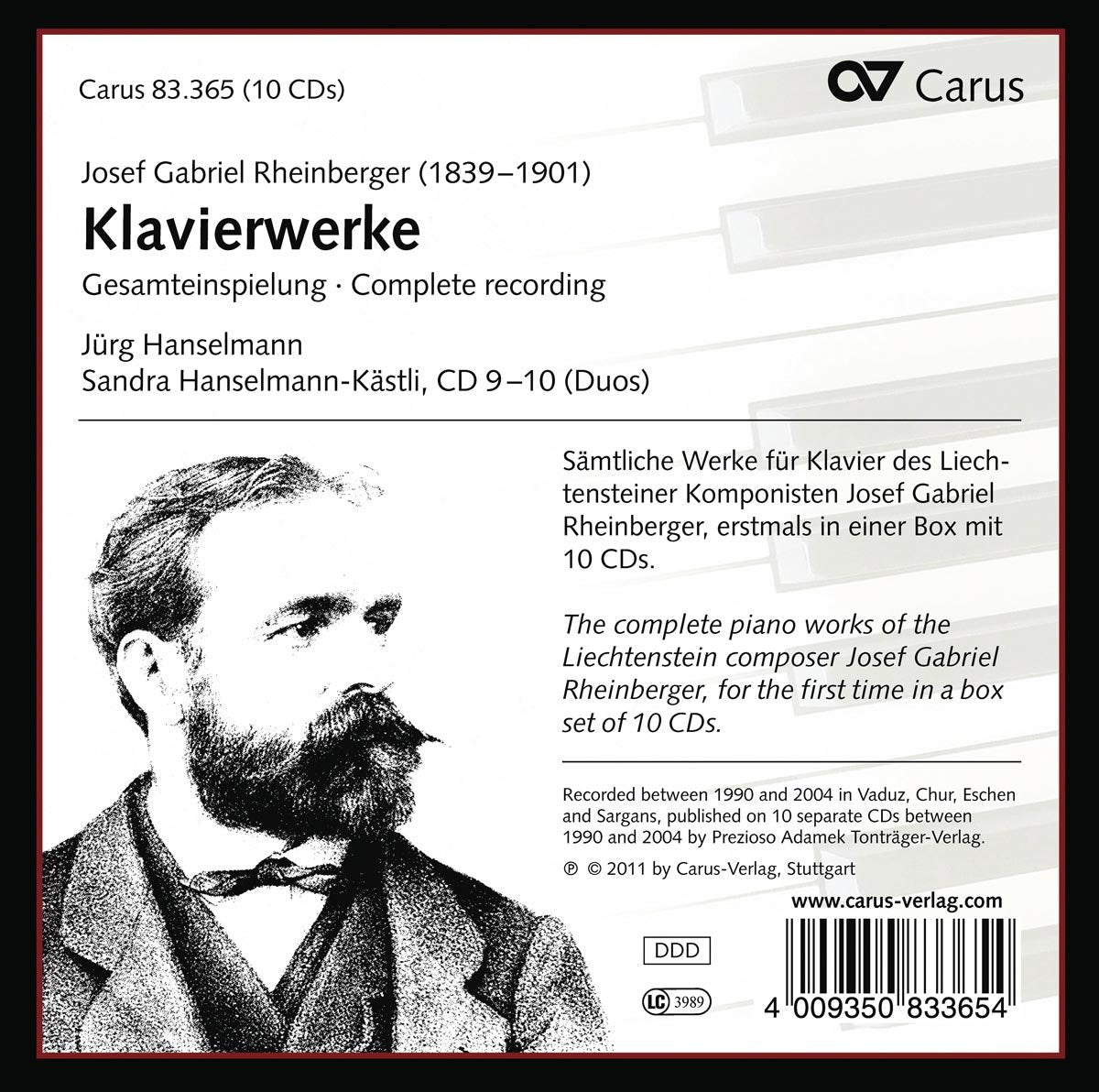 Rheinberger: Piano Works