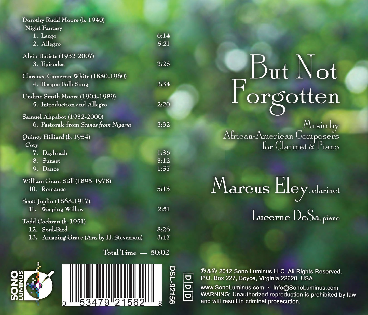 But Not Forgotten
