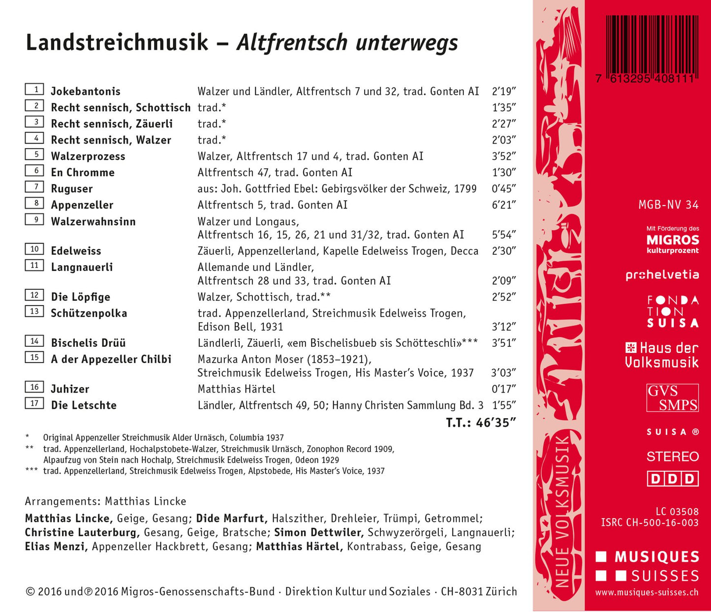 Landstreichmusik: Altfrentsch unterwegs