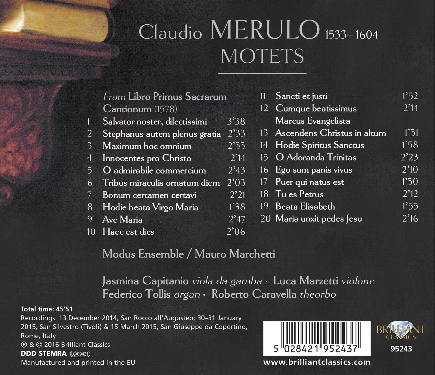 Merulo: Motets
