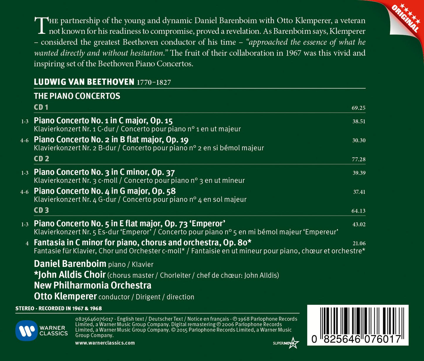 PIANO CONCERTOS 1-5