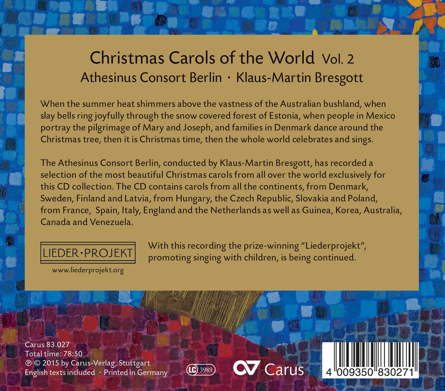 V2: CHRISTMAS CAROLS OF WORLD