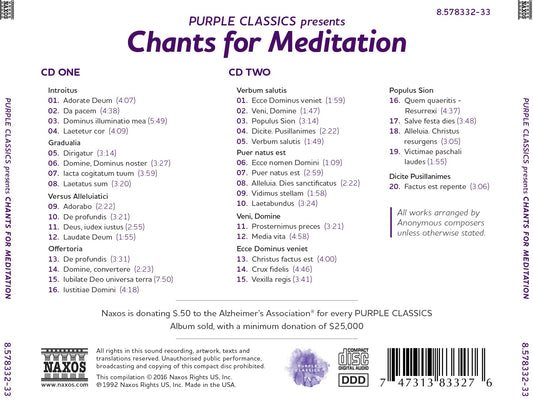 Purple Classics Presents: Chants for Meditation