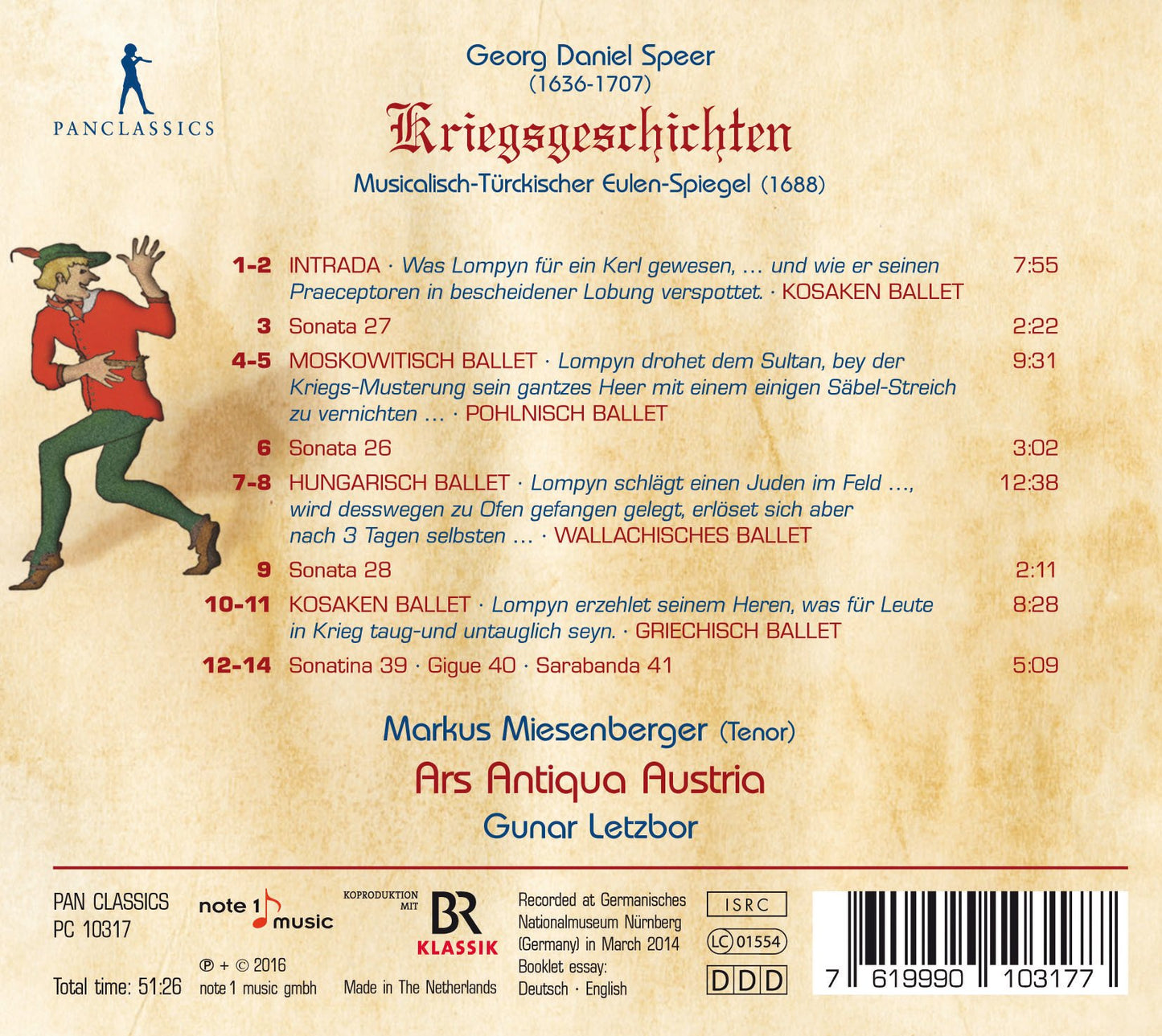 Speer: Kriegsgeschichten – Musikalisch-türkischer Eulenspieg