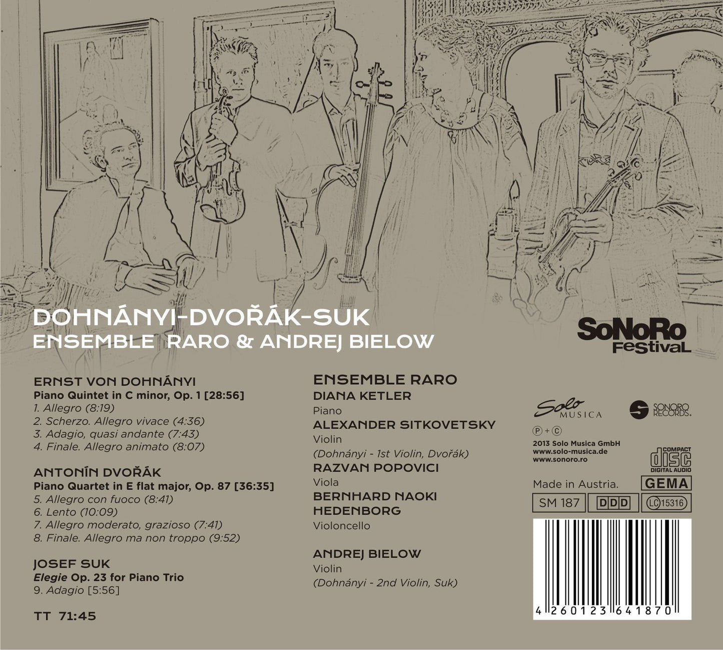 Dohnanyi-Dvorak-Suk