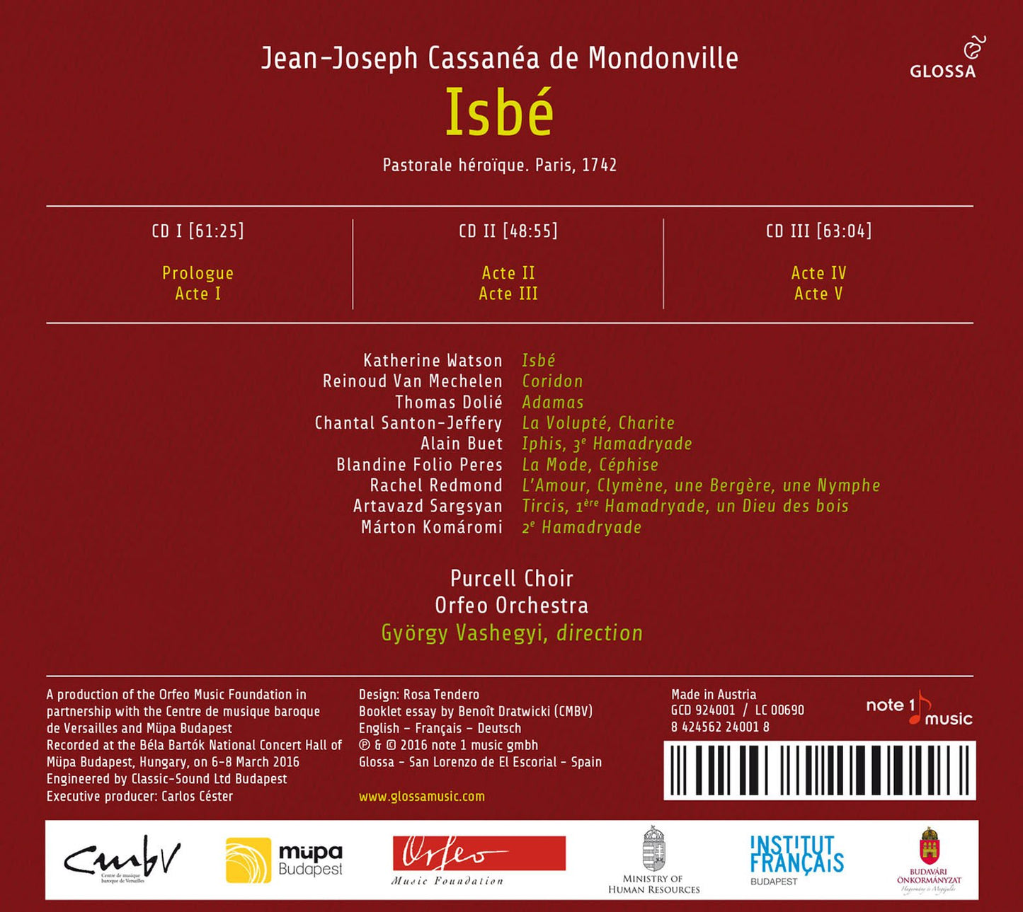 Mondonville: Isbé