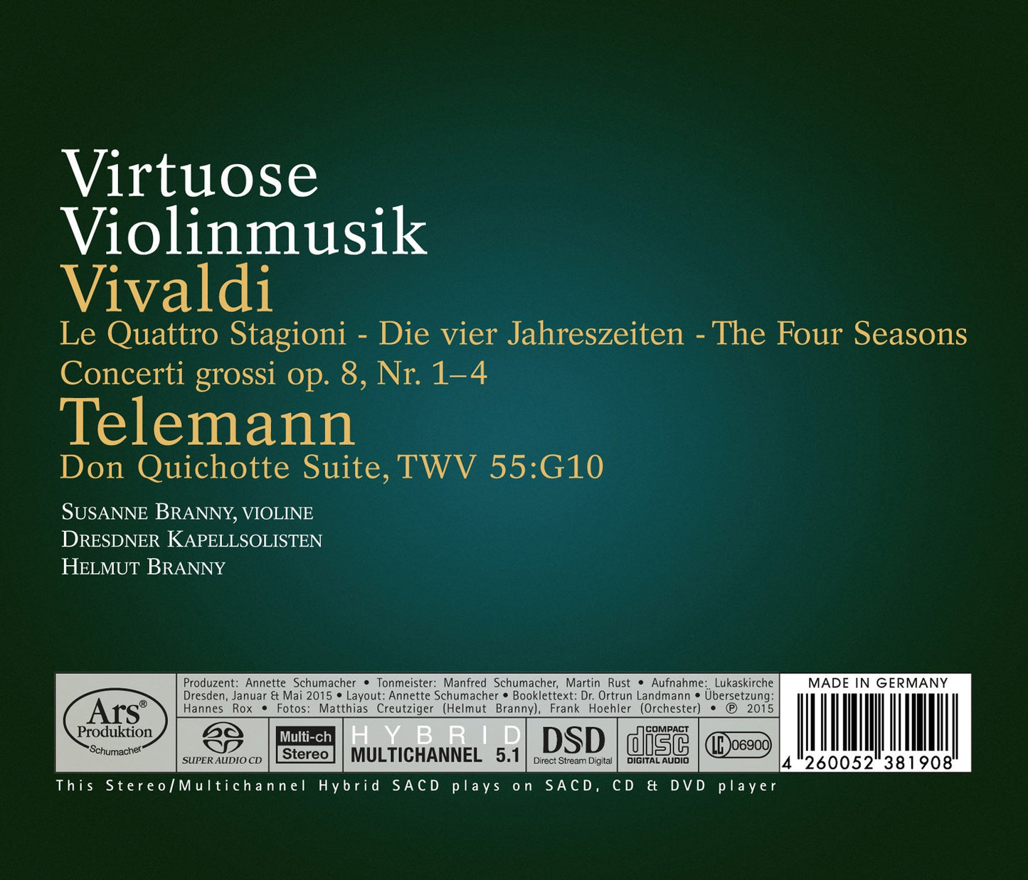 Virtuose Violinmusik