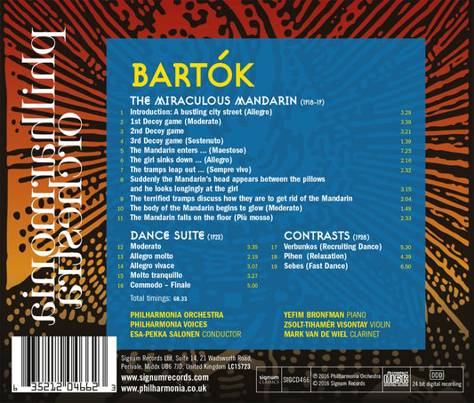 Bartók: The Miraculous Mandarin -  Dance Suite -  Contrasts