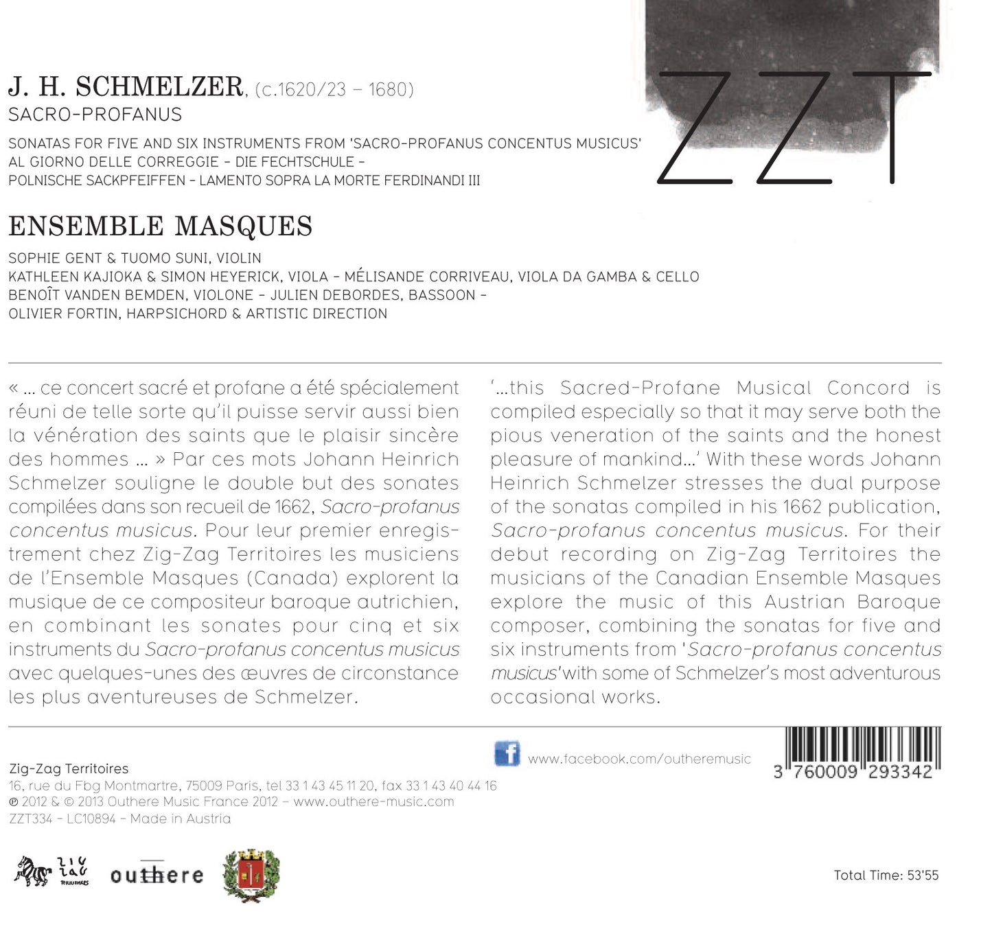 Schmelzer: Sacro-Profanus Sonatas